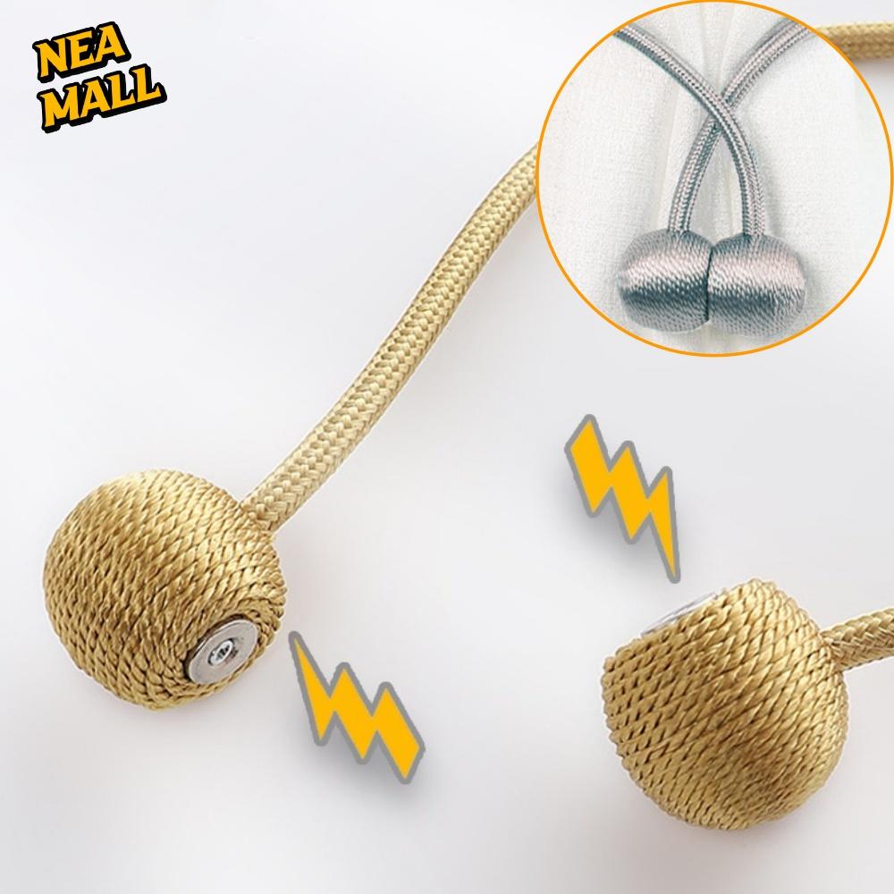 자석커튼묶음 자석링 거실 커텐자석끈 고정