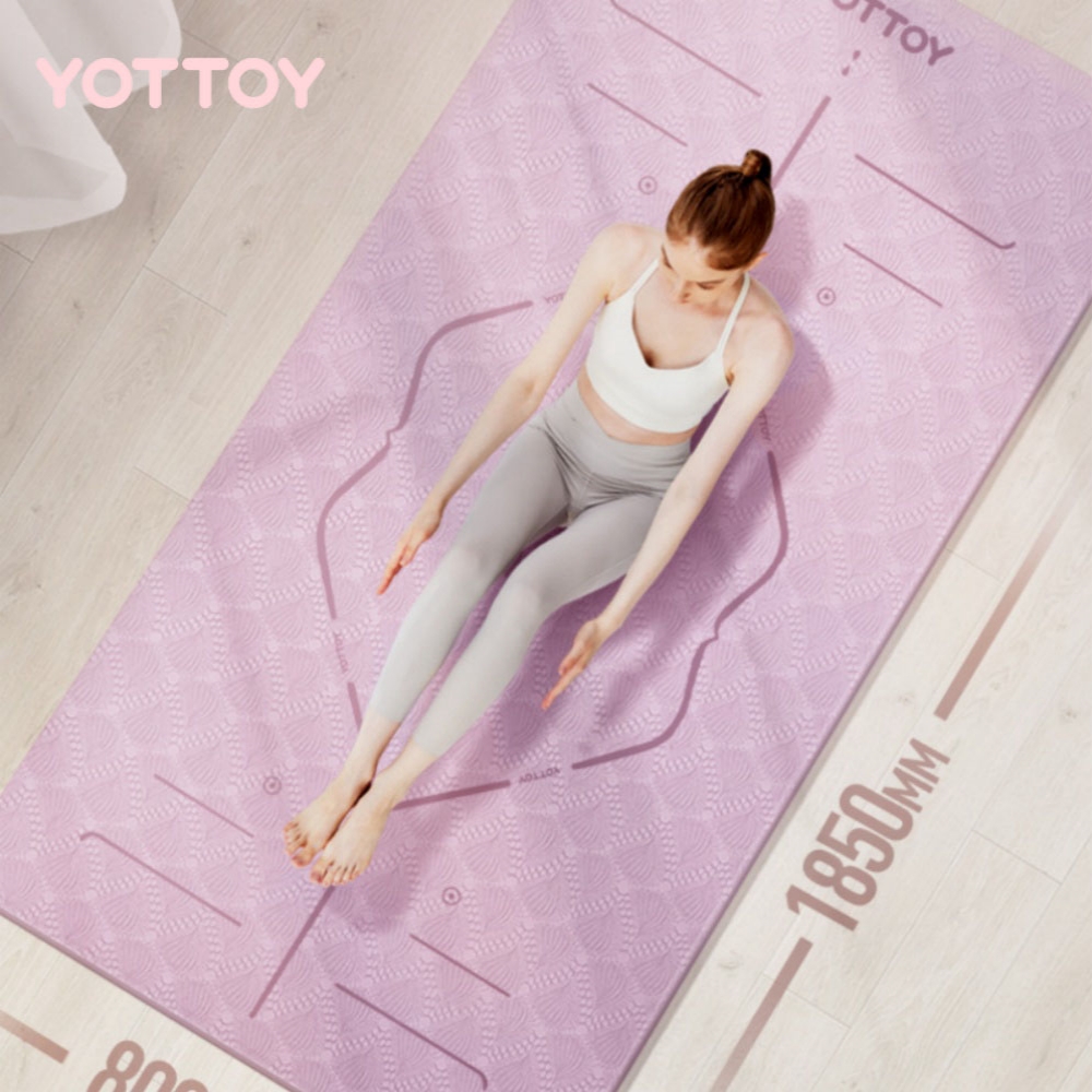 YOTTOY 요토이 초대형 논슬립 리얼 TPE 두꺼운 요가매트 1.2cm 빅사이즈 - 상품 이미지