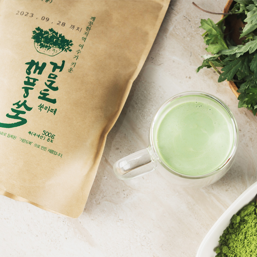 거문도해풍쑥 쑥라떼 500g - 상세 이미지 3