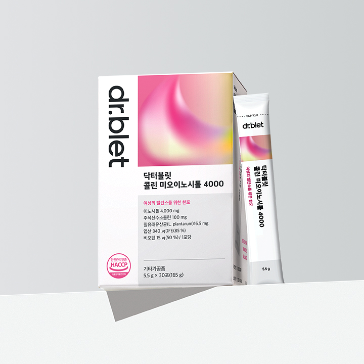 닥터블릿 고함량 미오이노시톨 4000mg 여성 임신준비 영양제 질유래유산균 비타민 엽산 3박스 이미지 2