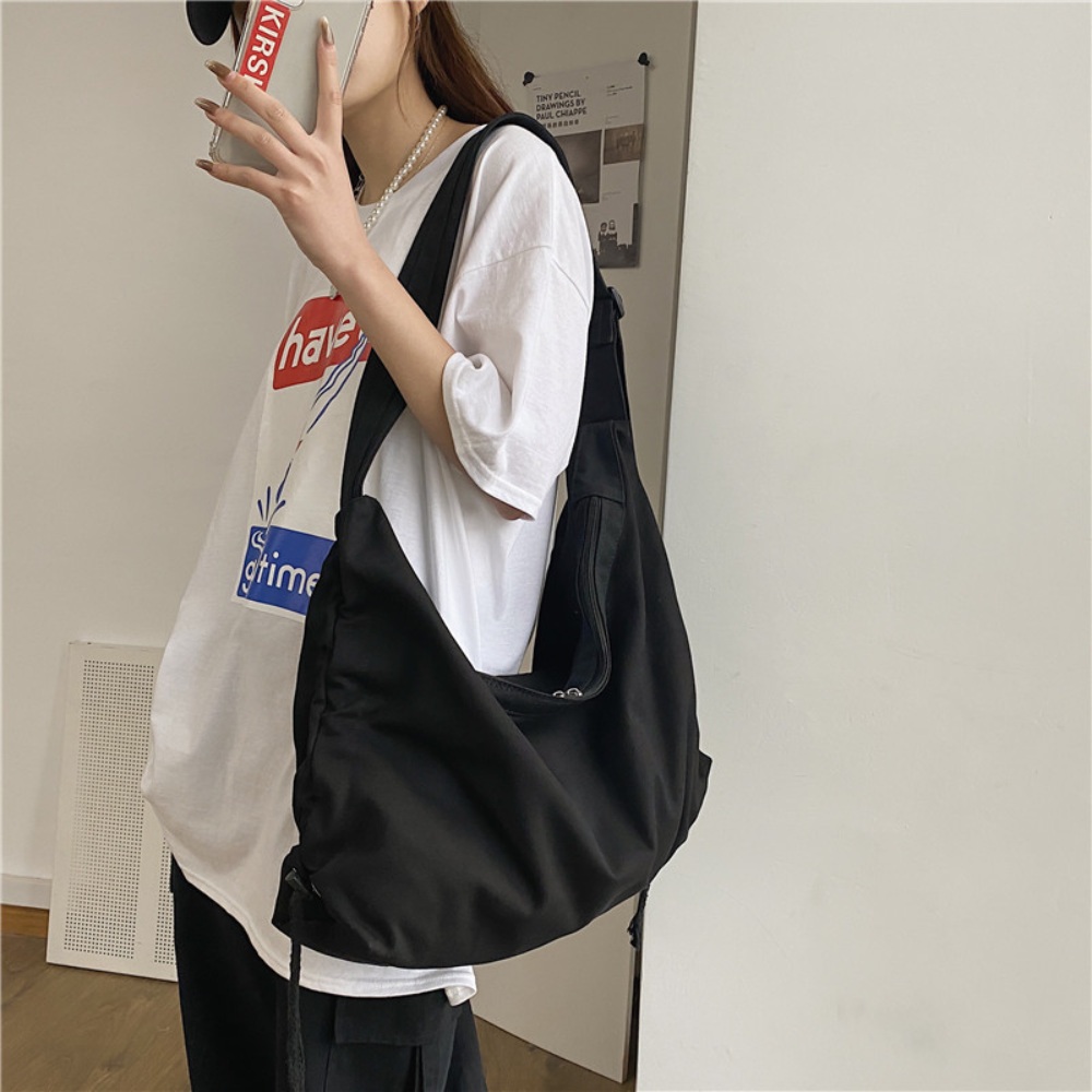캔버스 데일리백 크로스 가방 여행 연예인 예능 패션 코디 여름 4컬러 - 상세 이미지 5