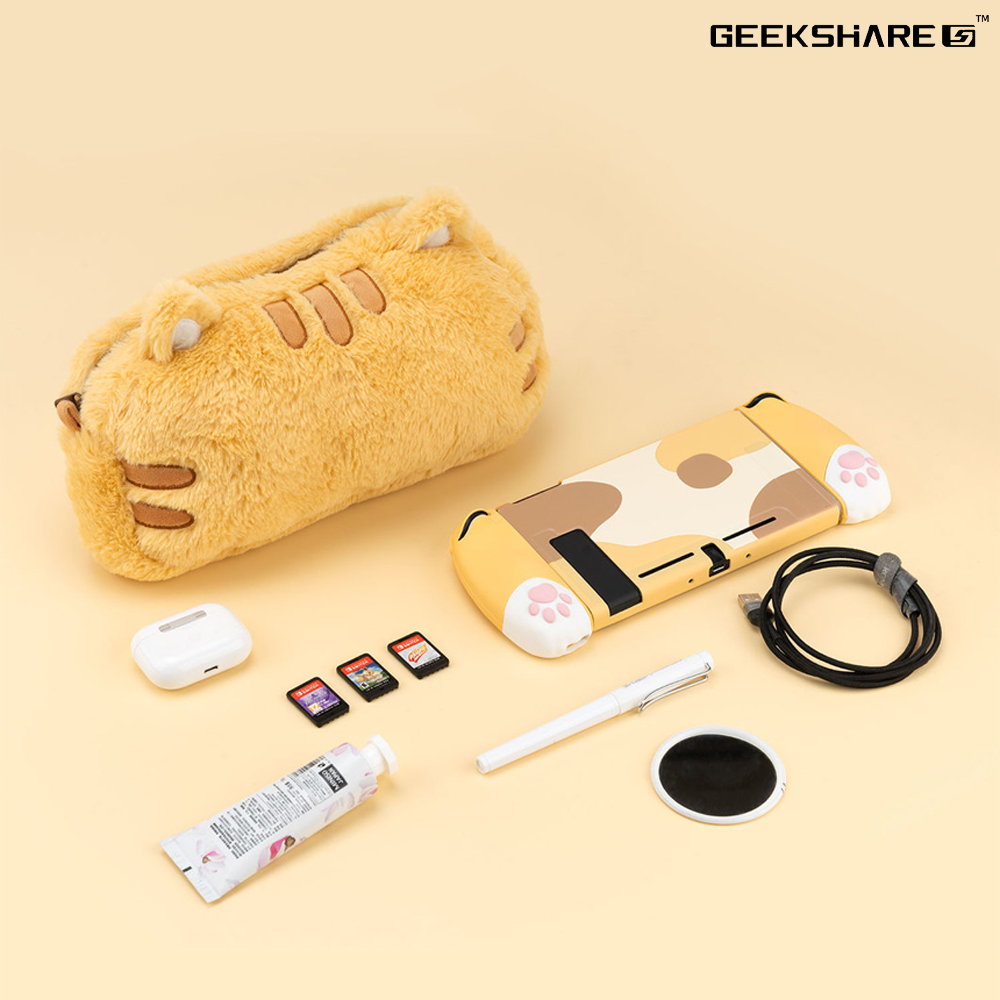 닌텐도 스위치 OLED 케이스 파우치 긱쉐어 치즈냥 가방 - 상세 이미지 5