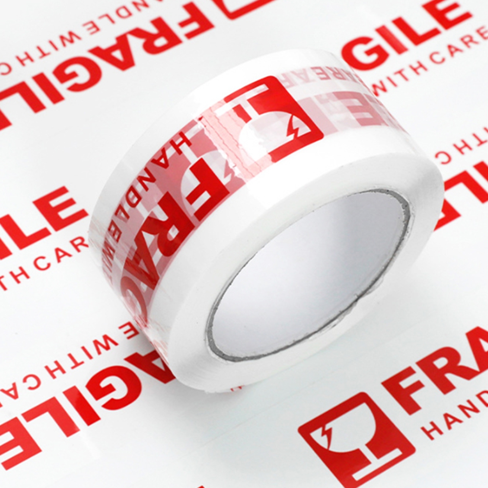 취급주의 박스테이프 유리 포장 파손주의 택배 테이프