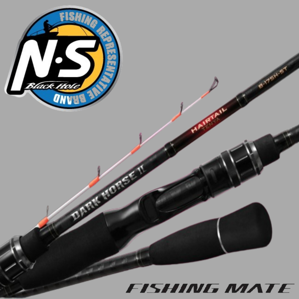 NS 엔에스 다크호스2 헤어테일 텐야 텐빈 로드 갈치지깅 생미끼 갈치 낚시대 175H