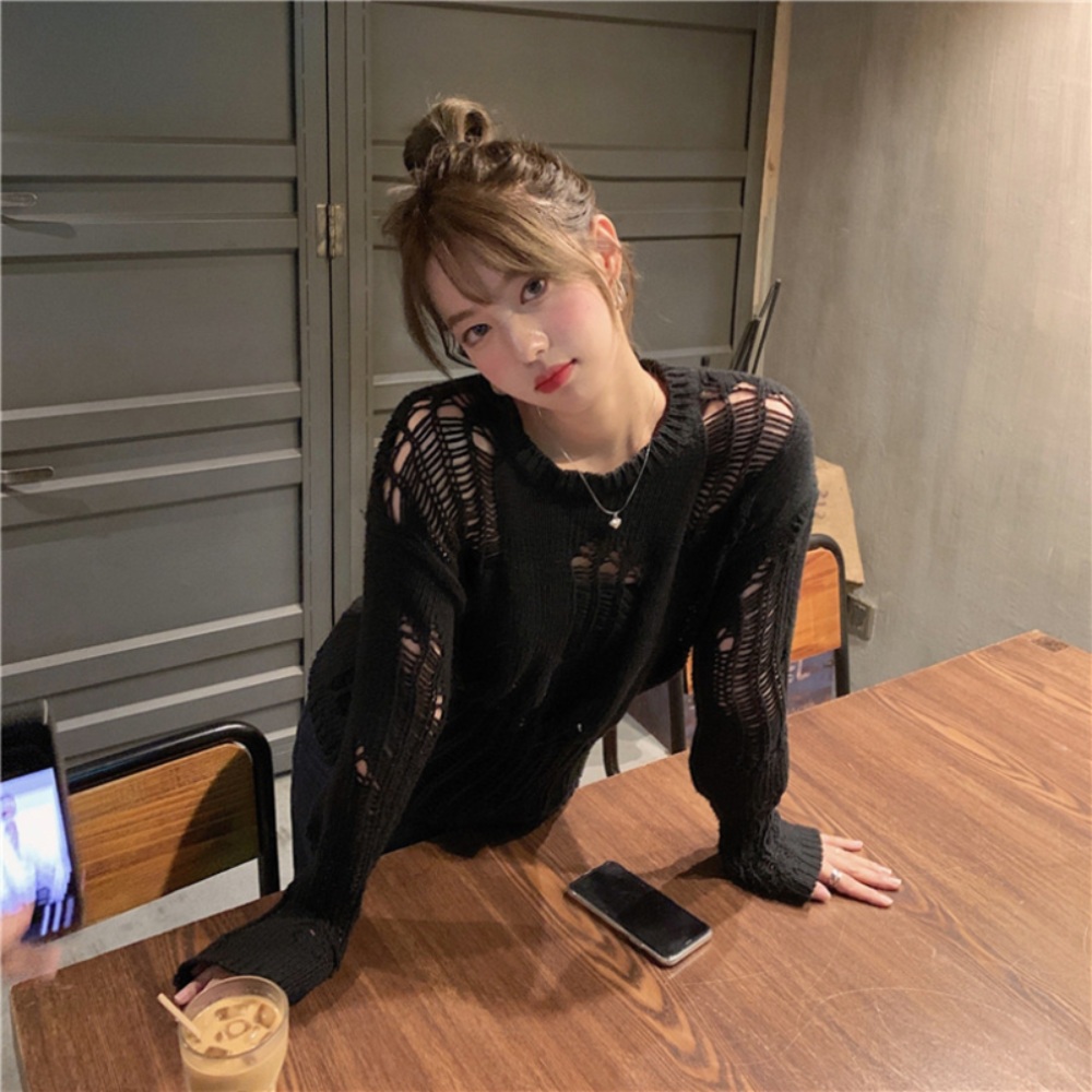 놀면 뭐하니 박진주 펀칭 니트 스트릿 힙한 의상 옷 패션 - 상세 이미지 2