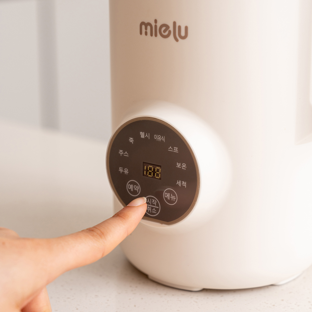 [레시피100종] 미엘루 두유 제조기 이유식 죽 콩물 두유기 메이커 만드는기계
