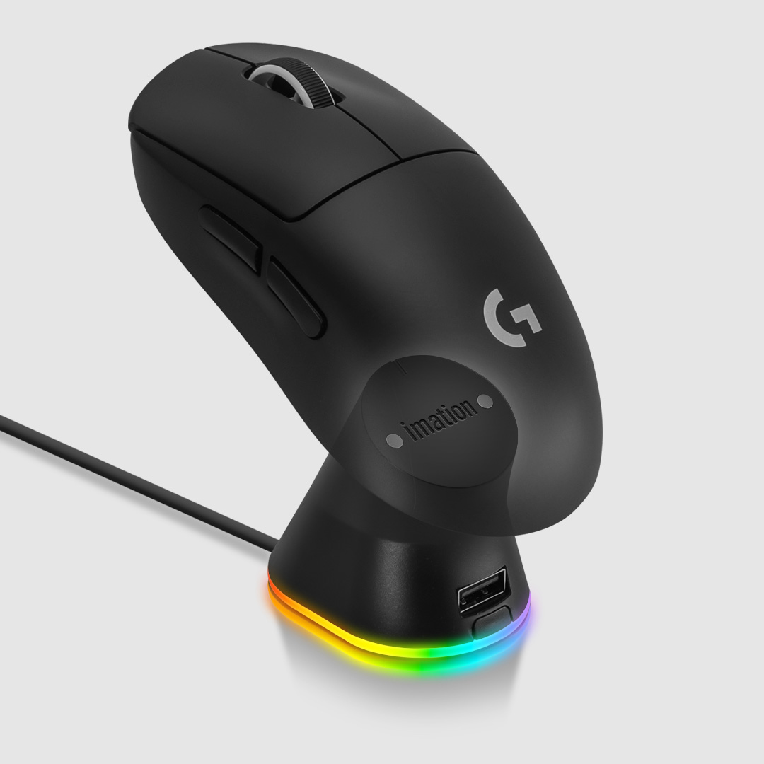 로지텍 지슈라2 지슈라 마우스 충전독 이메이션 차징독 2 RGB 이미지 6