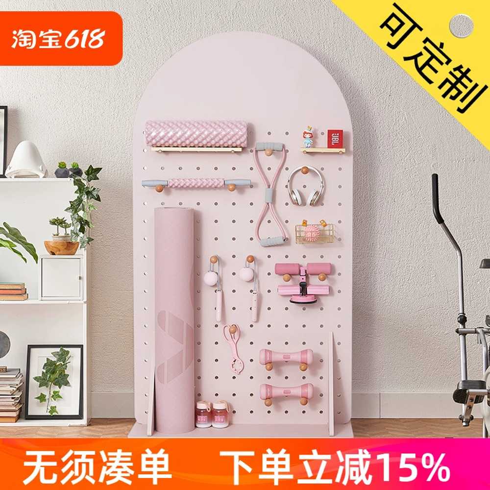 원목 타공 칸막이 가리개 슈퍼마켓 매장 철물점 보드 화이트 디럭스 에디션 우드그레인 화이트 - 상세 이미지 5