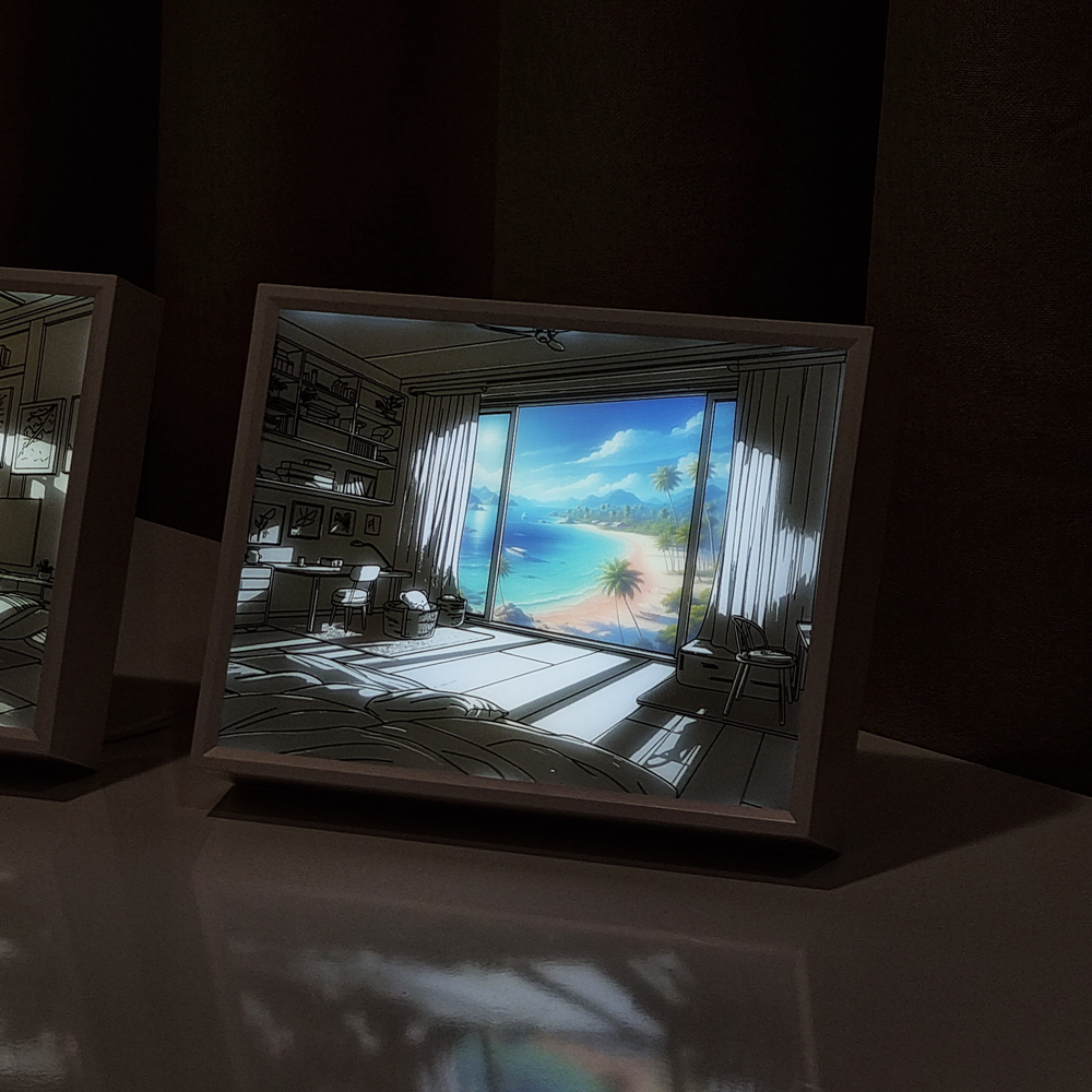 라인트 선샤인 LED 그림 액자 무드등 - 상세 이미지 4