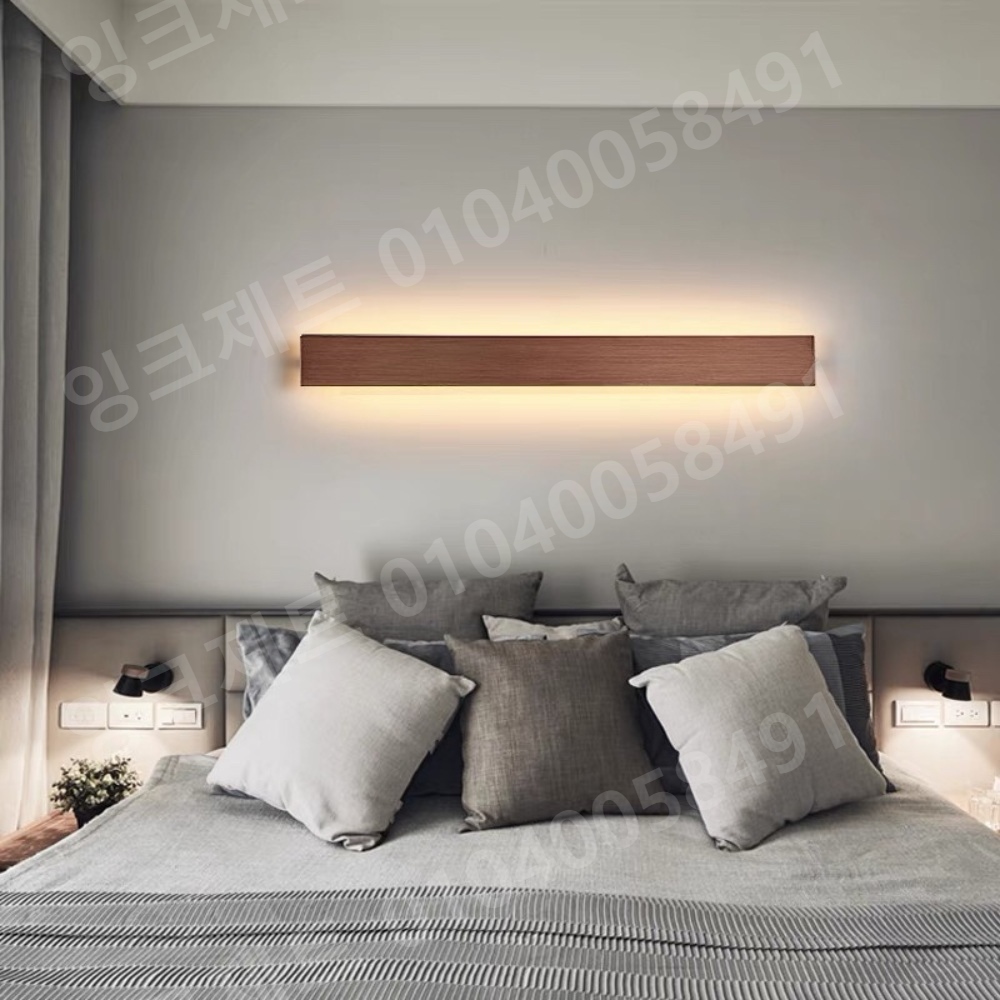 LED 실내등 벽걸이 사각 무선 충전식 스퀘어 인테리어 - 상세 이미지 2