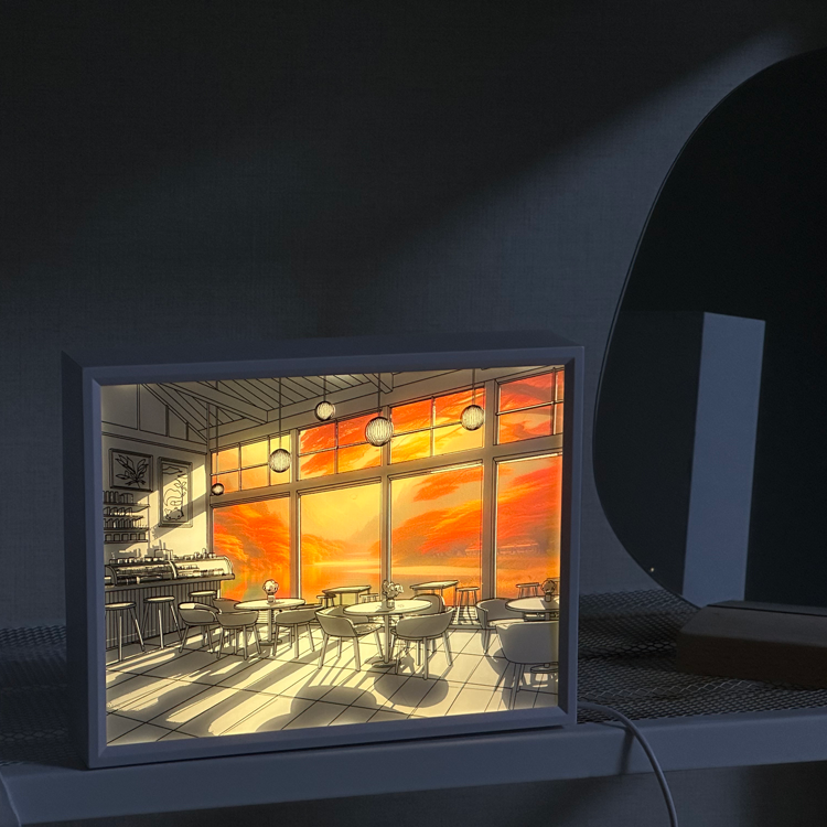 라인트 선샤인 LED 그림 액자 무드등 이미지 7