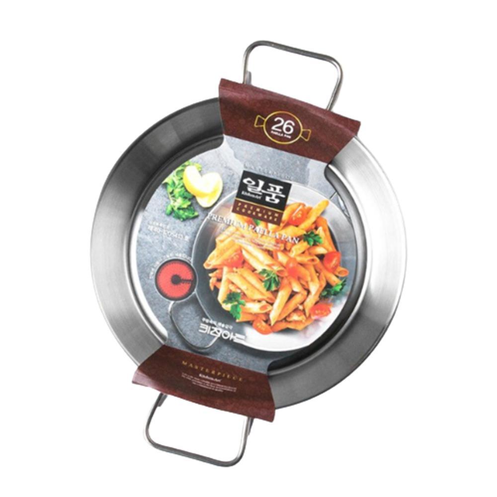 키친아트 인덕션 빠에야냄비 업소용 감바스팬 26cm