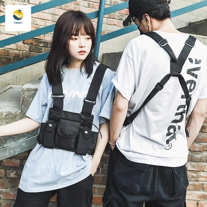 조끼형가방 멀티포켓가방 백 가슴가방 밀리터리 라이더 - 상세 이미지 2