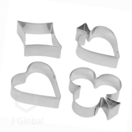 포커모양 쿠키틀 세트 미니쿠키틀 베이킹틀 쿠키커터세트