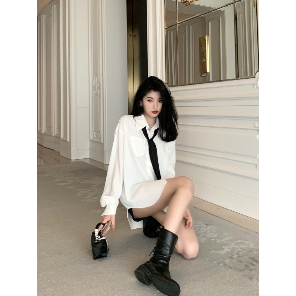 동상이몽 344화 문지인 셔츠 블라우스 오피스 타이 의상 옷 패션 - 상세 이미지 3