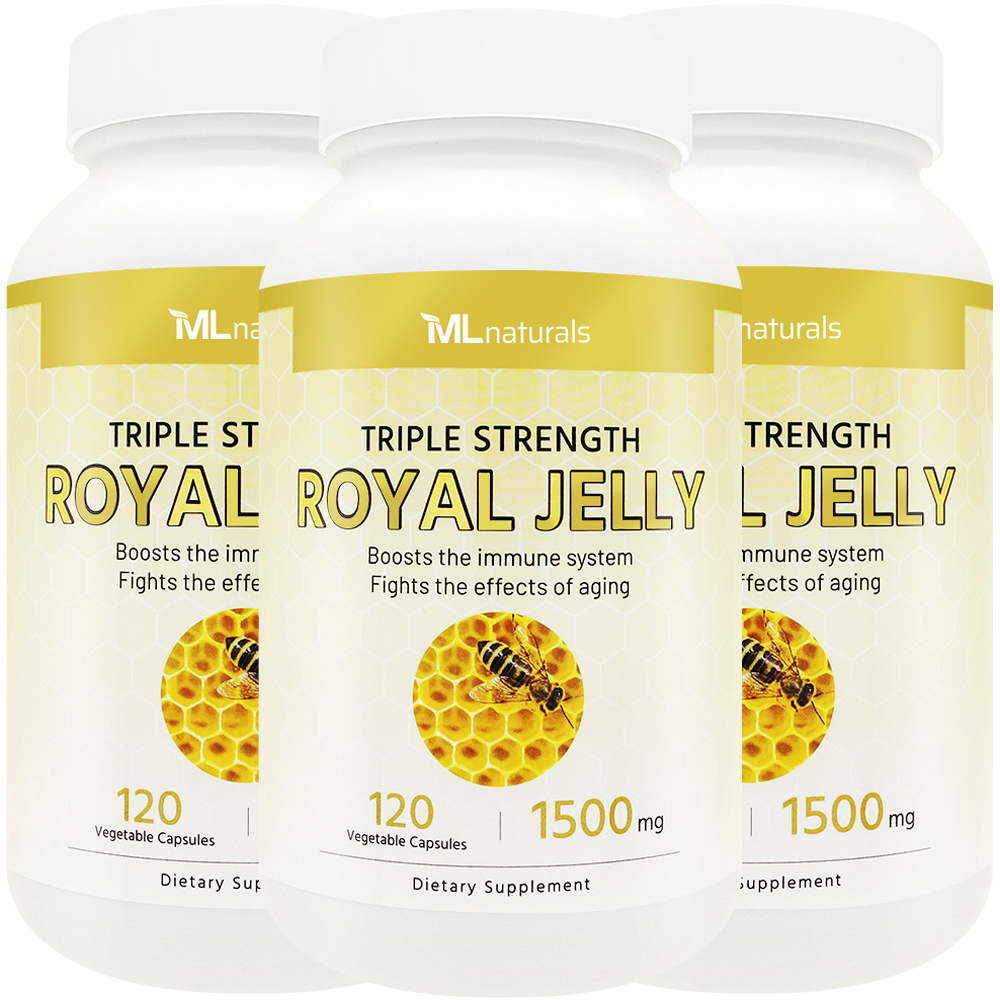 마이라이프내추럴스 로얄젤리 로열제리 1500mg 알약 120캡슐, 3개 - 메인 이미지