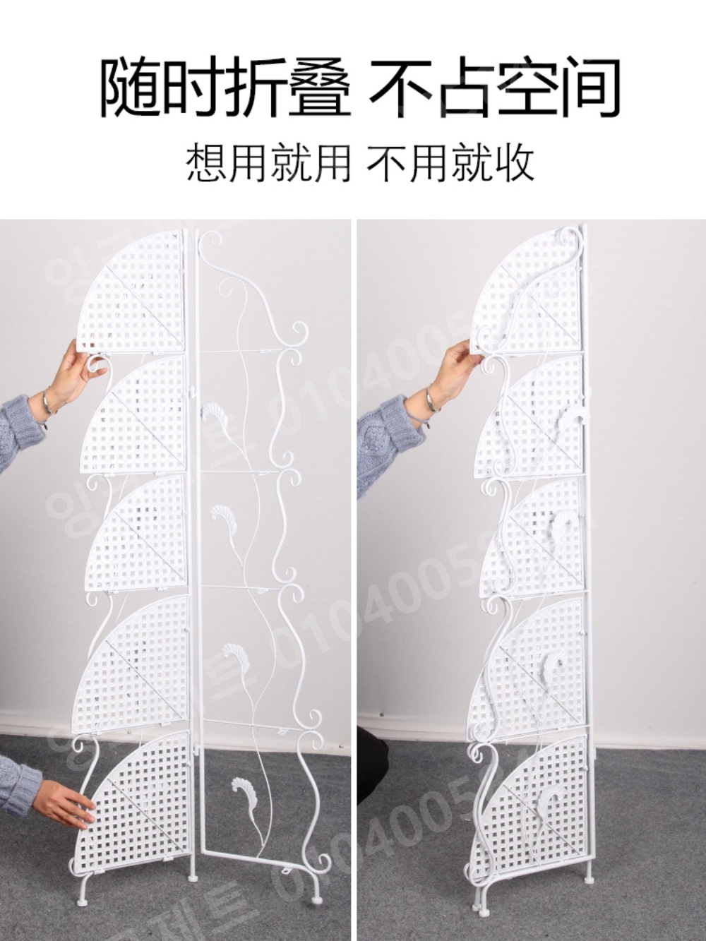 화장실코너선반 철제 엔틱 받침대 세탁실 화분대 빈티지 - 상세 이미지 2
