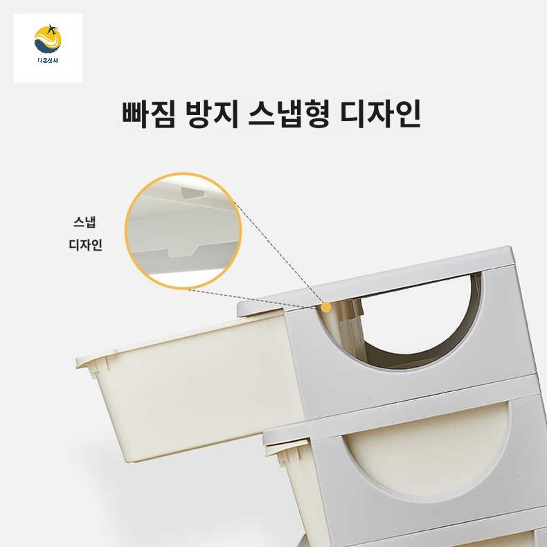 바지 정리함 옷수납장 옷정리트레이 수납함 - 상세 이미지 4