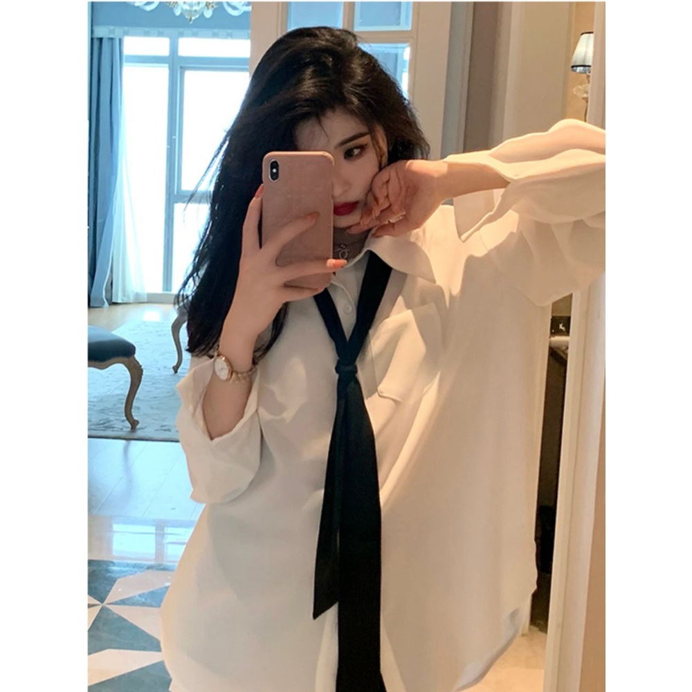 동상이몽 344화 문지인 셔츠 블라우스 오피스 타이 의상 옷 패션 - 상세 이미지 2