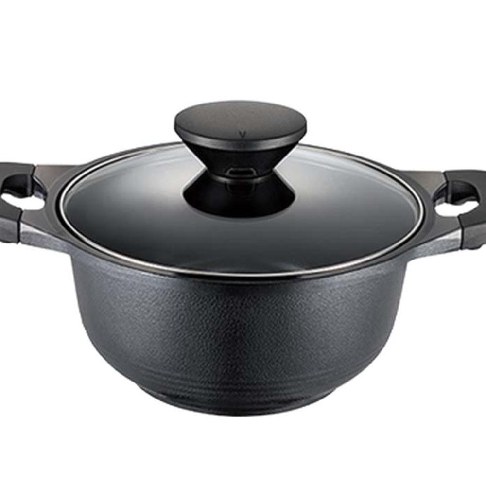세라믹코팅 주물냄비 조리냄비 넘침방지 스팀노브 IH겸용 양수 24cm