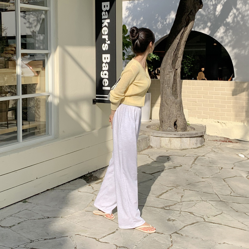 던즈 스트링 밴딩 와이드 트레이닝 팬츠 ps4813 이미지 8