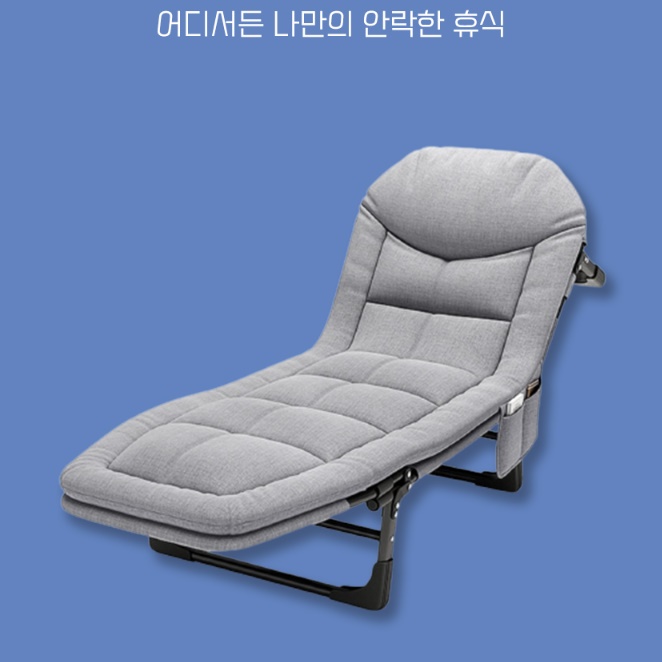 간의 침대 접히는 침대 간이 침상 이동용 침대 원룸용 침대 - 상세 이미지 2