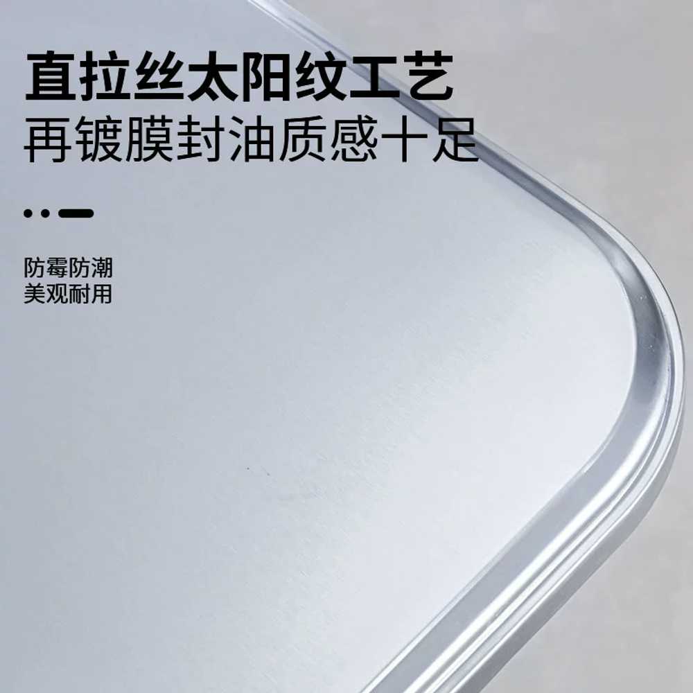 접이식 스테인리스 테이블 맥주펍 노점 패스트푸드점 60cm - 상세 이미지 4