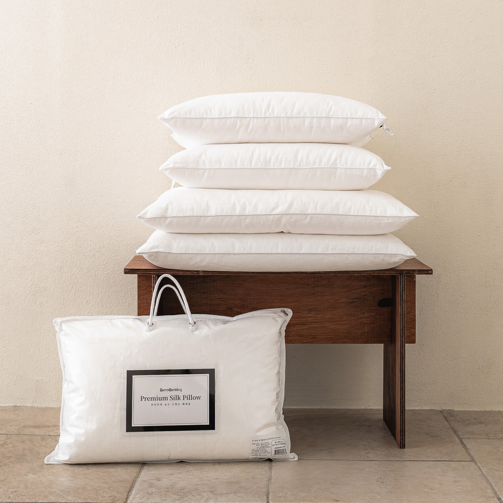 베네베딩 100% 천연실크 호텔 웨딩 신혼 혼수 베개솜