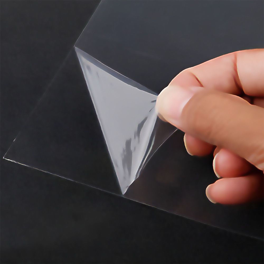 두꺼운 셀로판 필름 A4 투명 PVC 셀로판지 0.3mm 컬러 필름지 미술 코팅지 - 상세 이미지 3
