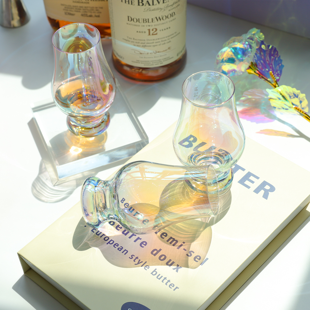 블랭크필 오로라 싱글몰트 위스키잔 테이스팅 글라스 양주잔 신혼부부 집들이선물 2p세트