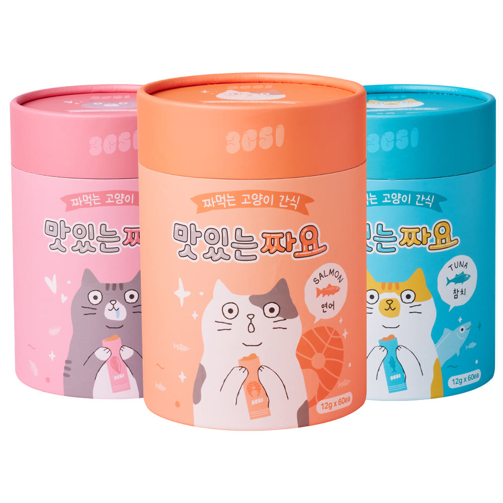 3651 맛있는 짜요 짜먹는 간식 고양이 캔 간식 3종 세트 12g 180개 가격 비교 3651 브랜드스토어 3651 맛있는 짜요 짜먹는 간식 고양이 캔 간식 3종 세트 12g 180개