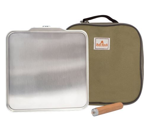 벨락 사각 팬 그리들 스텐 통3중 캠핑 후라이팬 인덕션 호환