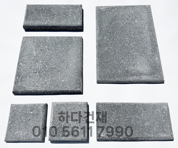 모노타일 모자이크타일 혼합사이즈 그레이 / 하다건재