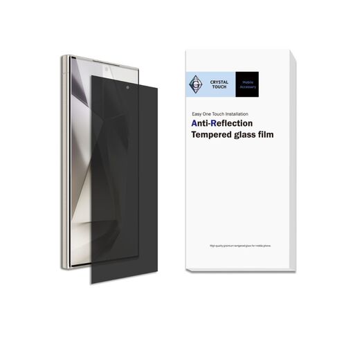 크리스탈터치 AR 사생활보호 강화유리 필름 갤럭시 S24울트라, 1매입