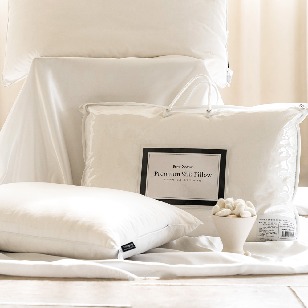 베네베딩 100% 천연실크 호텔 웨딩 신혼 혼수 베개솜