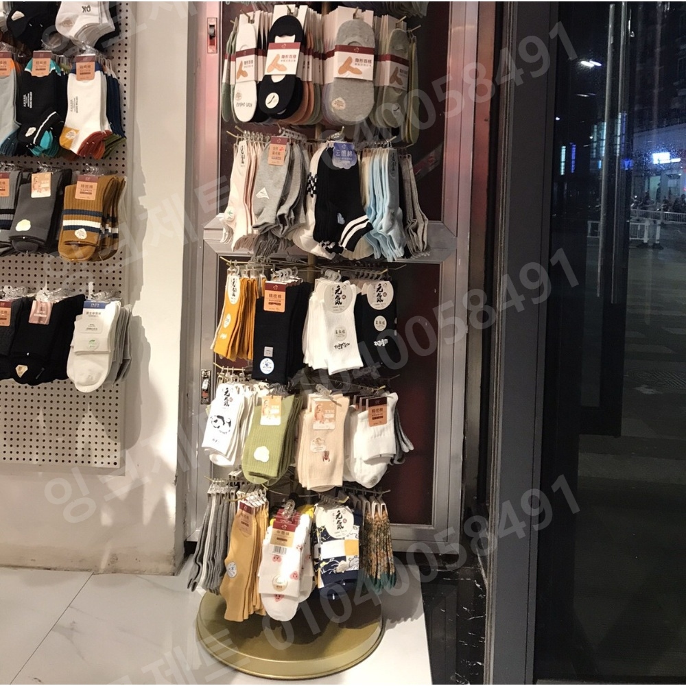 양말진열대 회전 선반 다용도 매대 상품 걸이 목걸이 - 상세 이미지 4