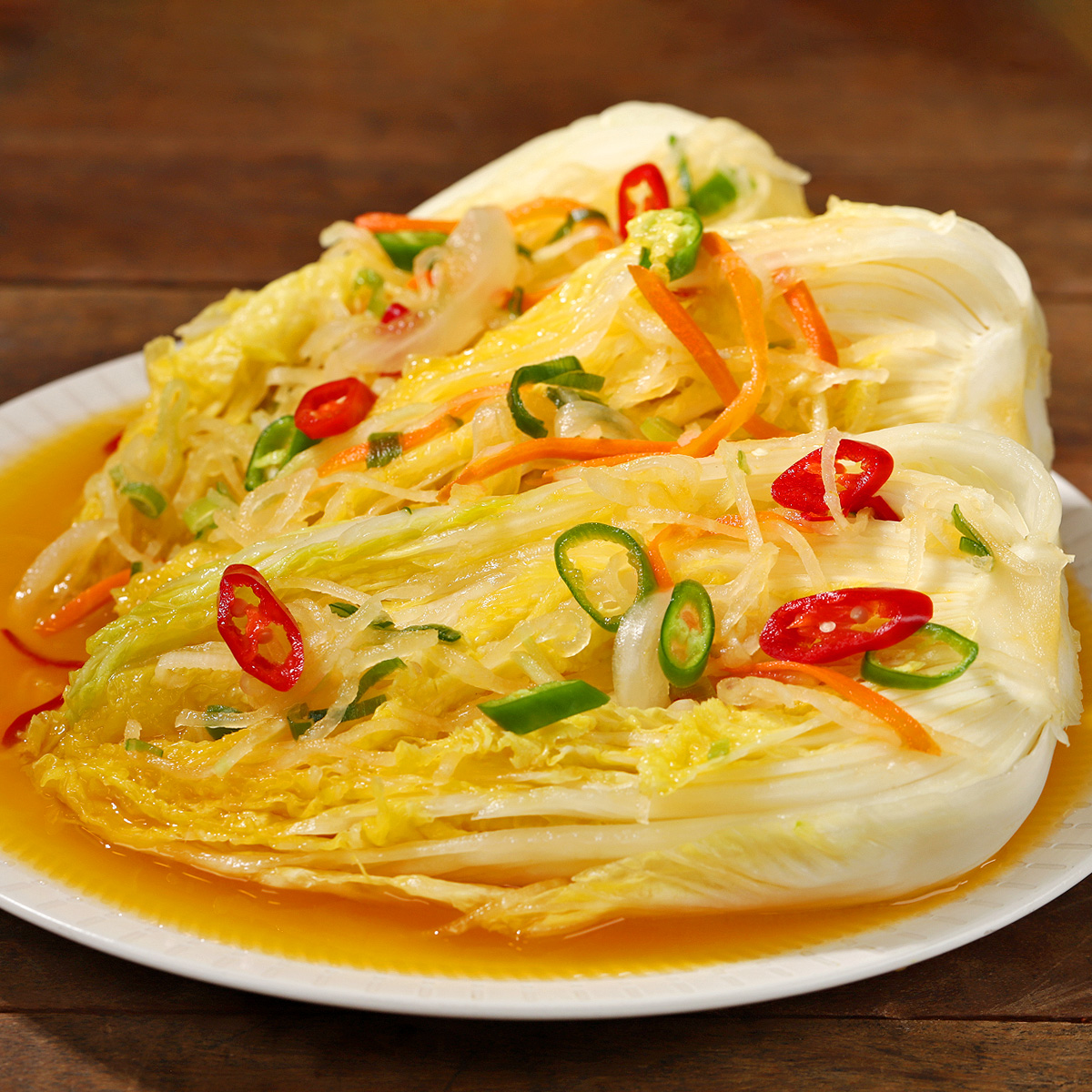 셰프애찬 단호박 백김치 1kg 물김치 이미지 2
