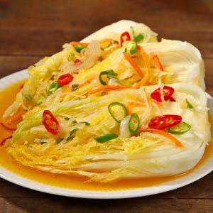 셰프애찬 단호박 백김치 1kg 물김치 맛있게 먹은 솔직 후기 - 상품 이미지 2