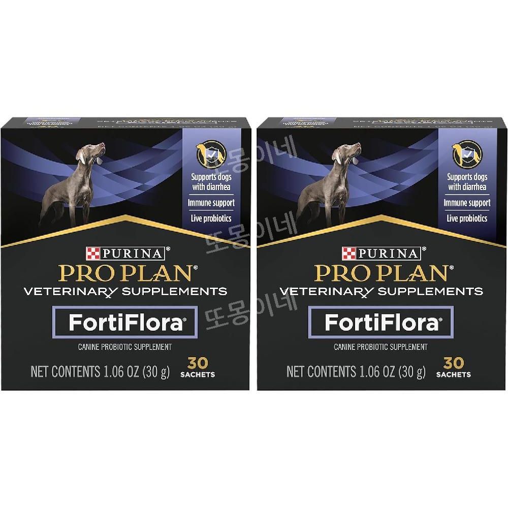 퓨리나 포티플로라 강아지 Fortiflora 유산균 30포 X 2팩