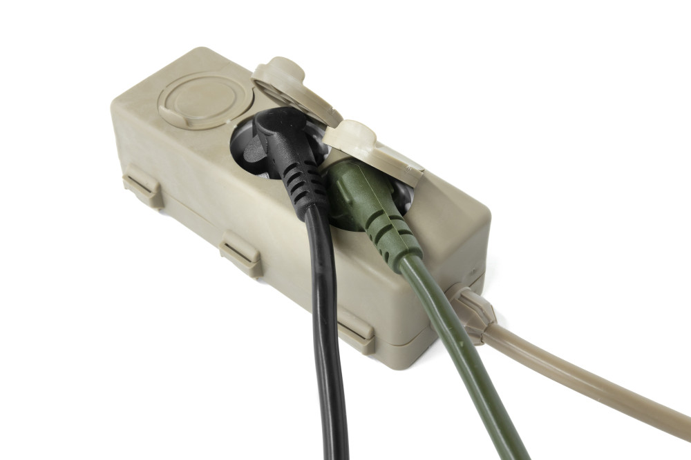 캠핑 리드선 연장선 릴선 연결 3구 3M