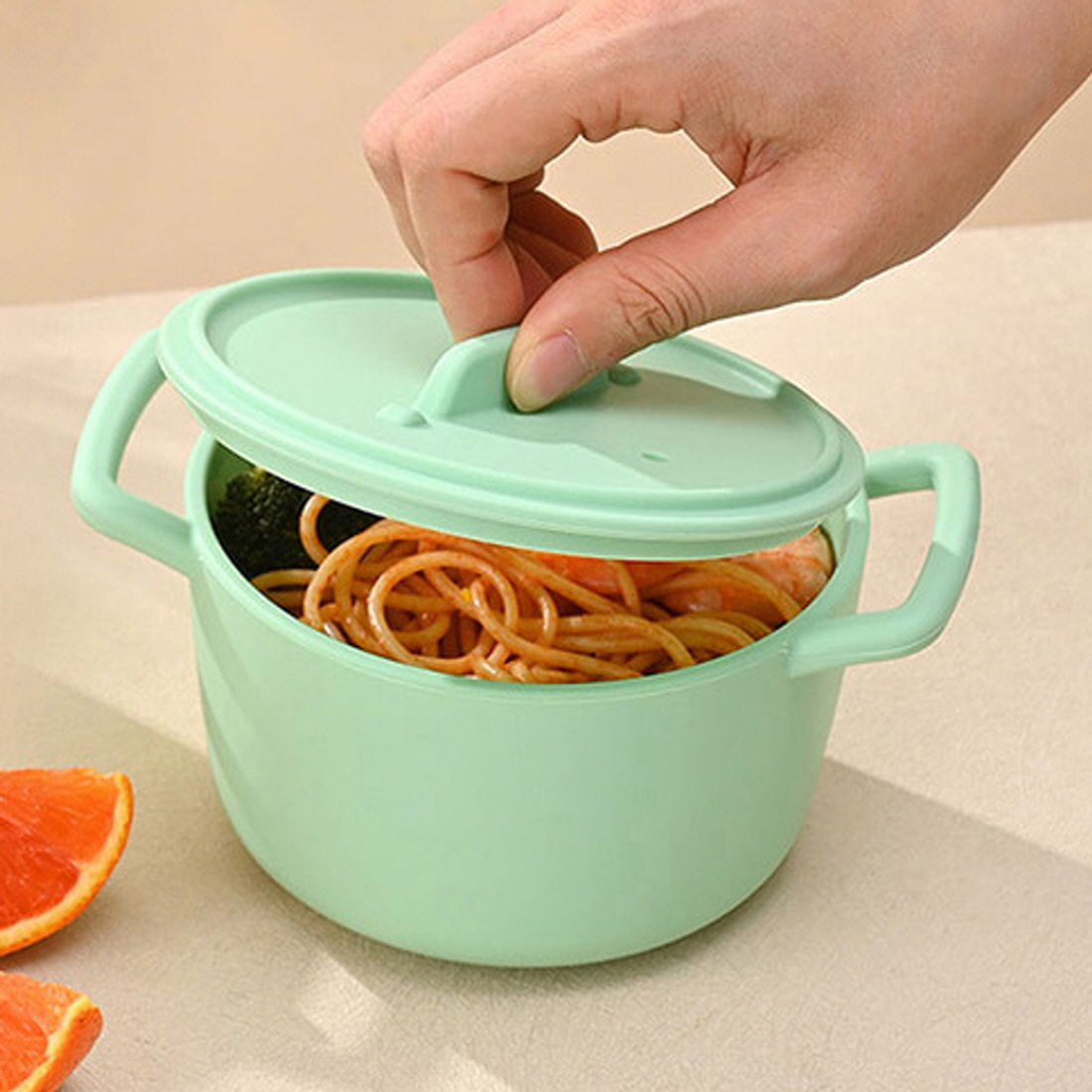킨포크 이유식찜기 전자레인지 이유식냄비 푸드워머 채소 야채 실리콘 찜기 2size - 상세 이미지 2