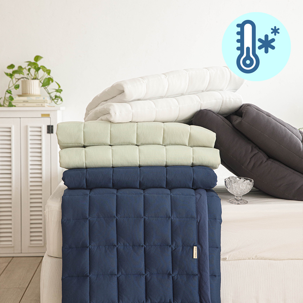 아이스 실크 기능성 냉감 패드(뒷면 밴딩), 가장 시원한 여름패드