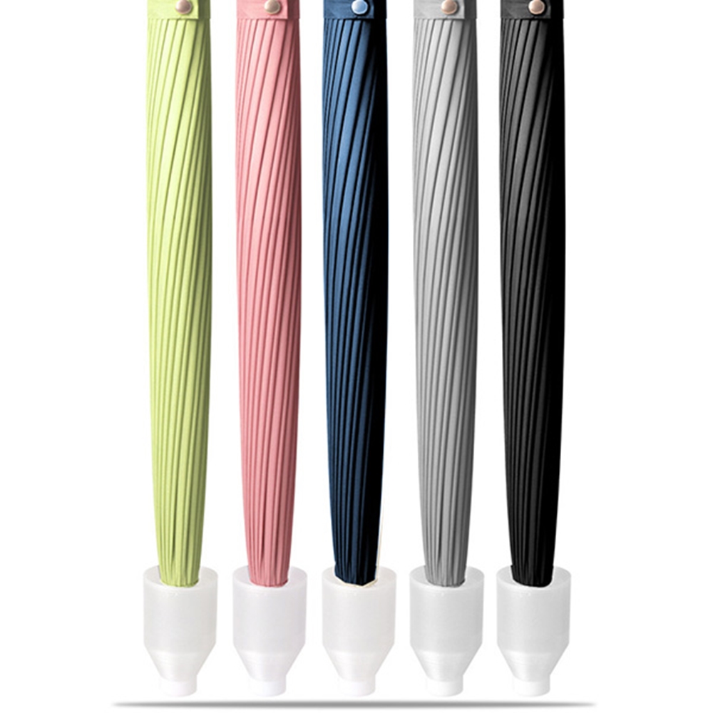 포유렐라 24K 물받이 일자형 자동 장우산(5colors) 튼튼한 일자 태풍 골프 대형 장마철 - 상세 이미지 2