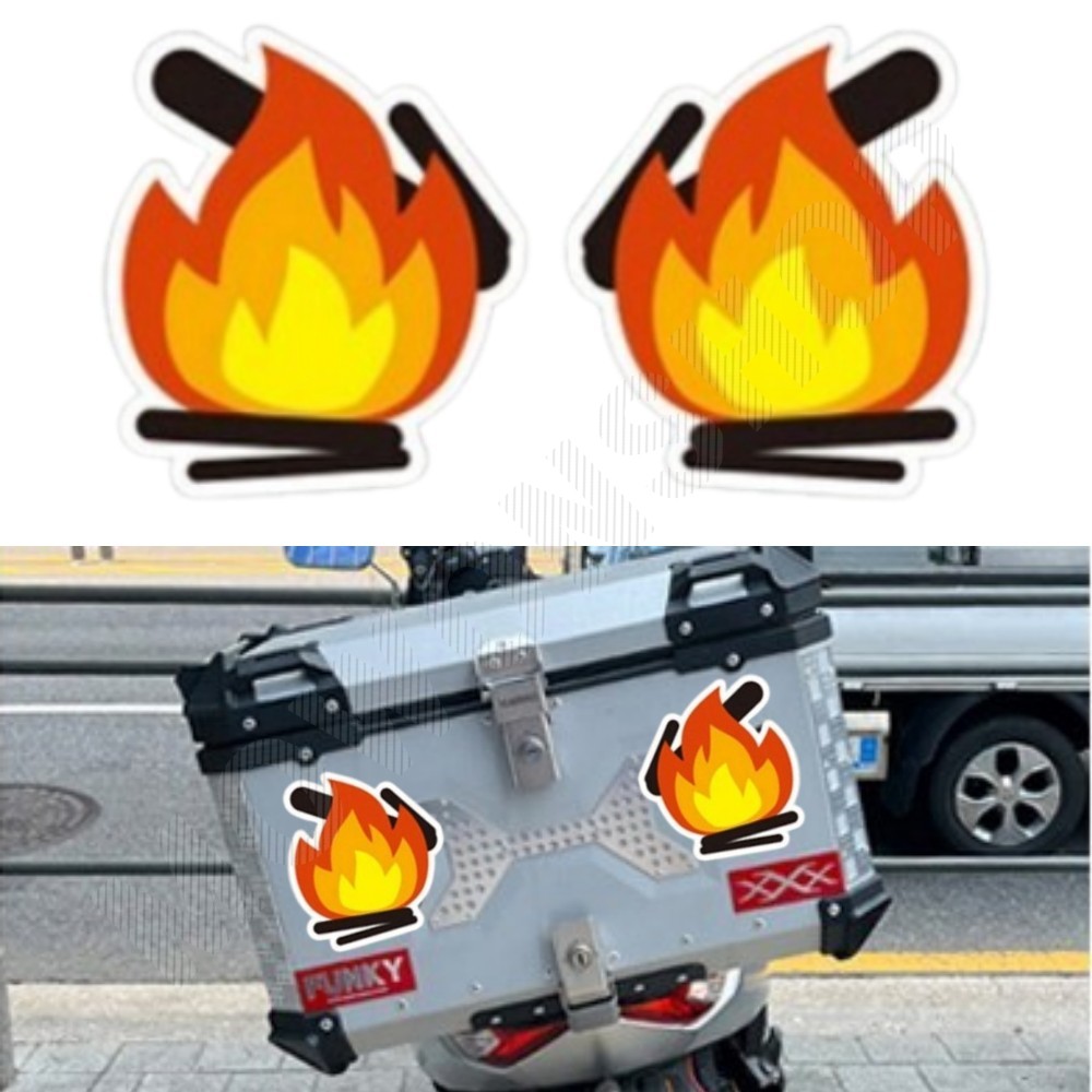 눈동자 스티커 오토바이 눈 자동차 잠깨우는왕눈이 L - 메인 이미지