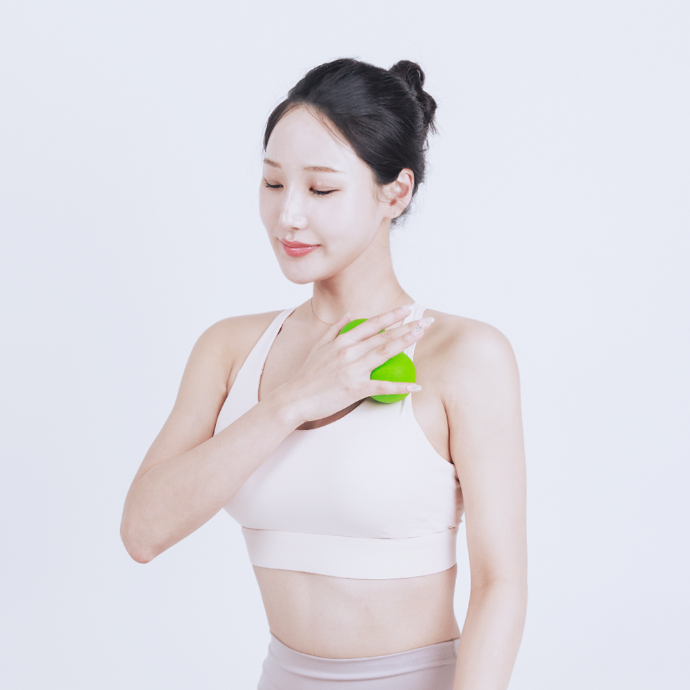 HNF 근막이완 마사지볼 라크라스 다리붓기빼기 승모근 종아리알 용천혈 - 상품 이미지