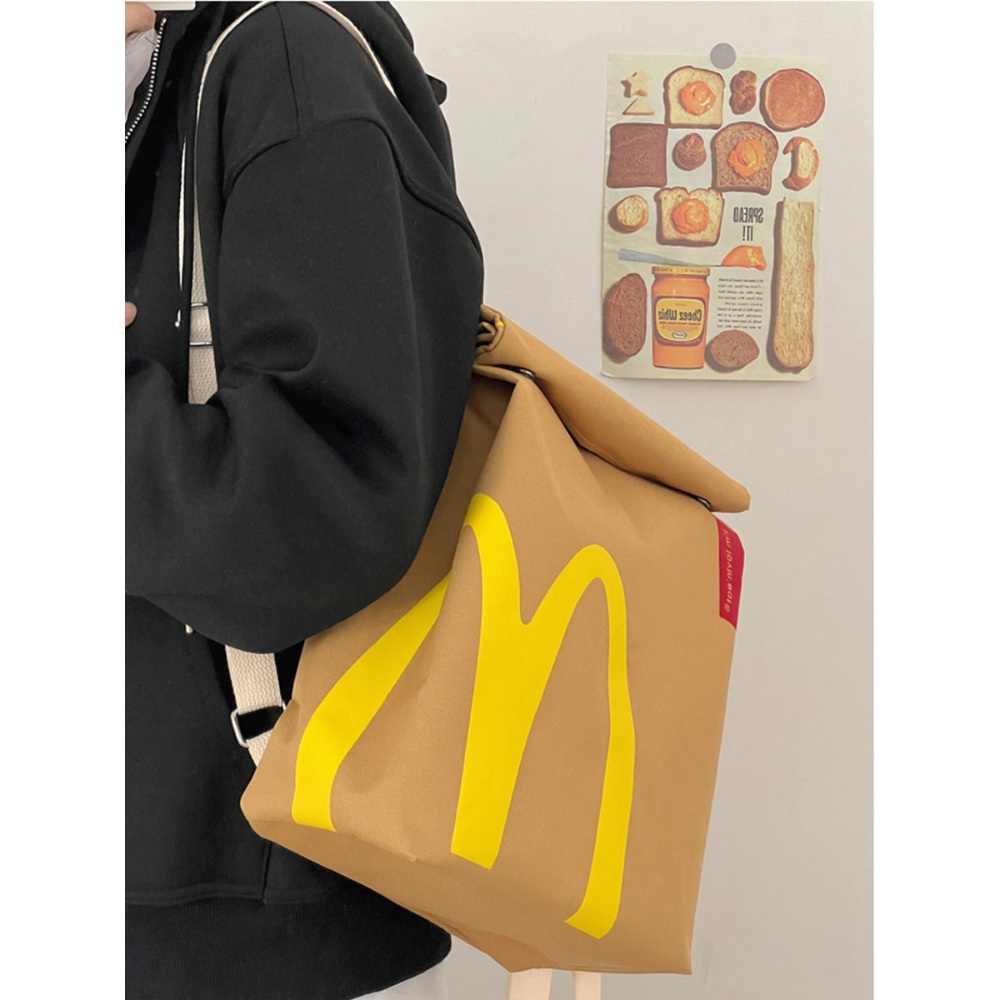 맥도날드 가방 배낭 크로스백 인싸가방 선물 특이한 숄더백 인싸템 백팩 귀여운 학생 - 상품 이미지