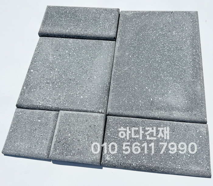 모노타일 모자이크타일 혼합사이즈 그레이 / 하다건재