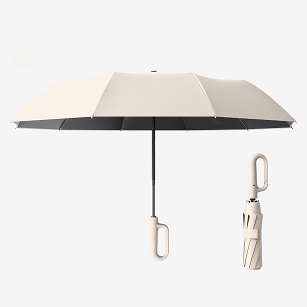 포유렐라 106cm 버클 3단 자동 우산(5colors) 암막 접이식 휴대용 튼튼한 장마철 우산 이미지 8