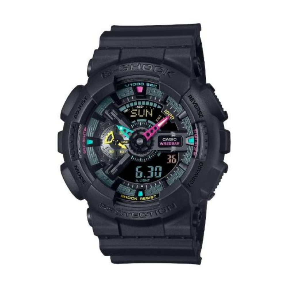 카시오 시계 G-SHOCK Multi Fluorescent color GA-110MF-1AJF - 메인 이미지