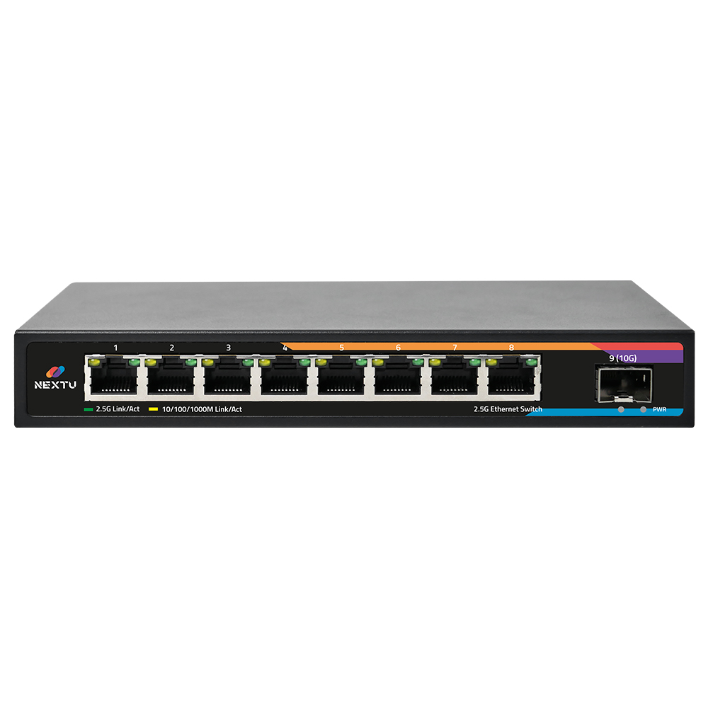 넥스트유 넥스트 8포트 2.5Gbps 지원 스위치허브 NEXT-7258GH - 상품 이미지